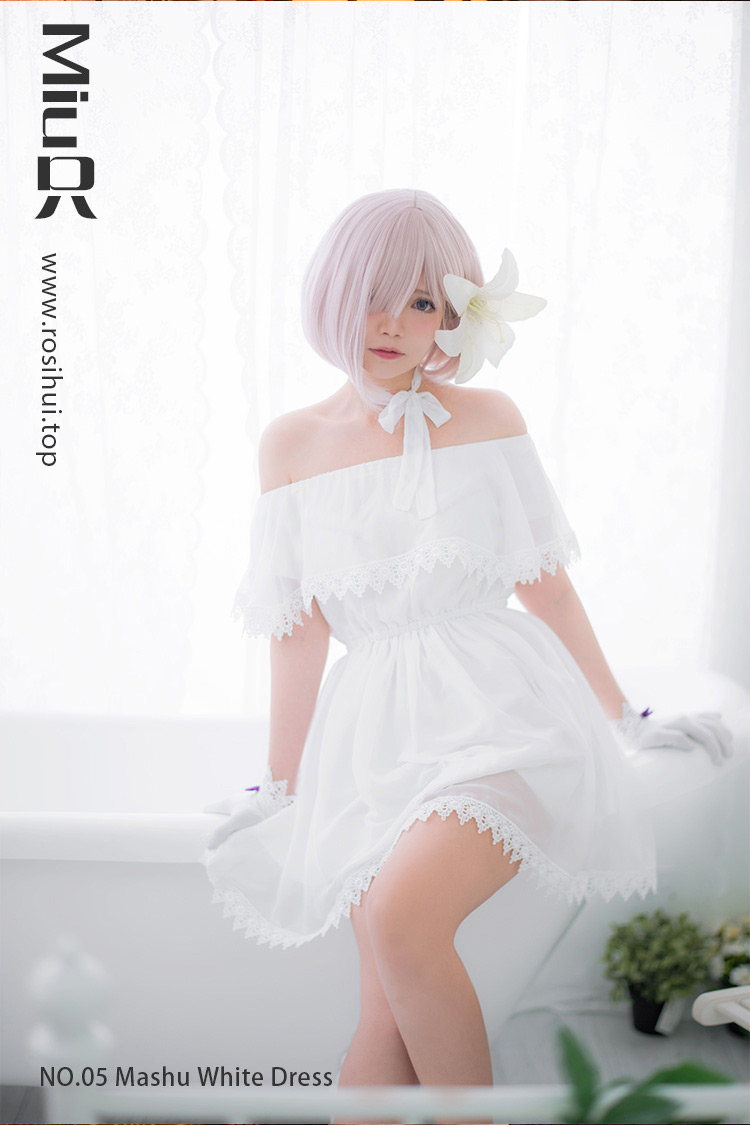 [Miu只] NO.05 Mashu White Dress [27P-174MB]