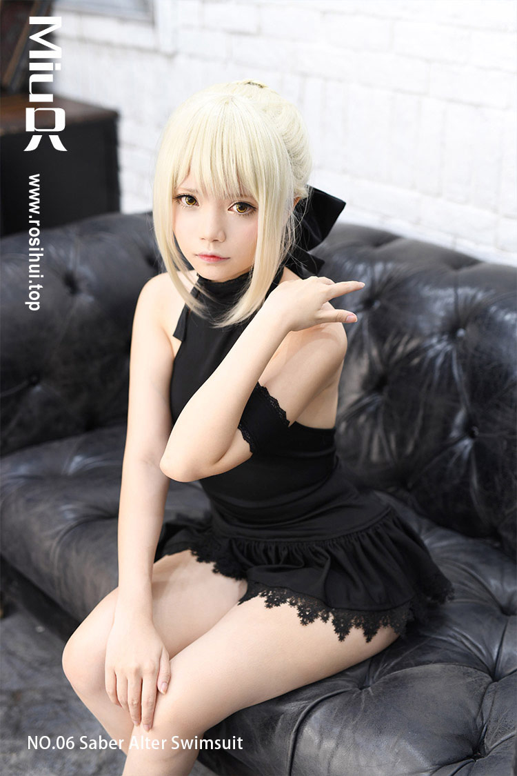 [Miu只] NO.06 Saber Alter Swimsuit [38P-129MB]