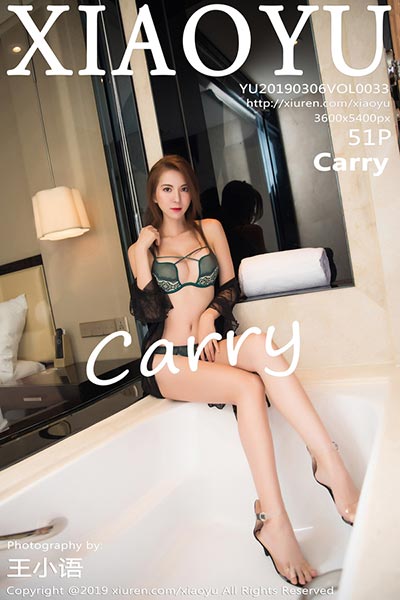 [XIAOYU语画界] 2019.03.06 Vol.033 carry性感写真 - 封面图