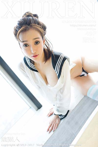 [XiuRen秀人网] 2017.07.06 No.779 顾灿日系透明学生制服写真