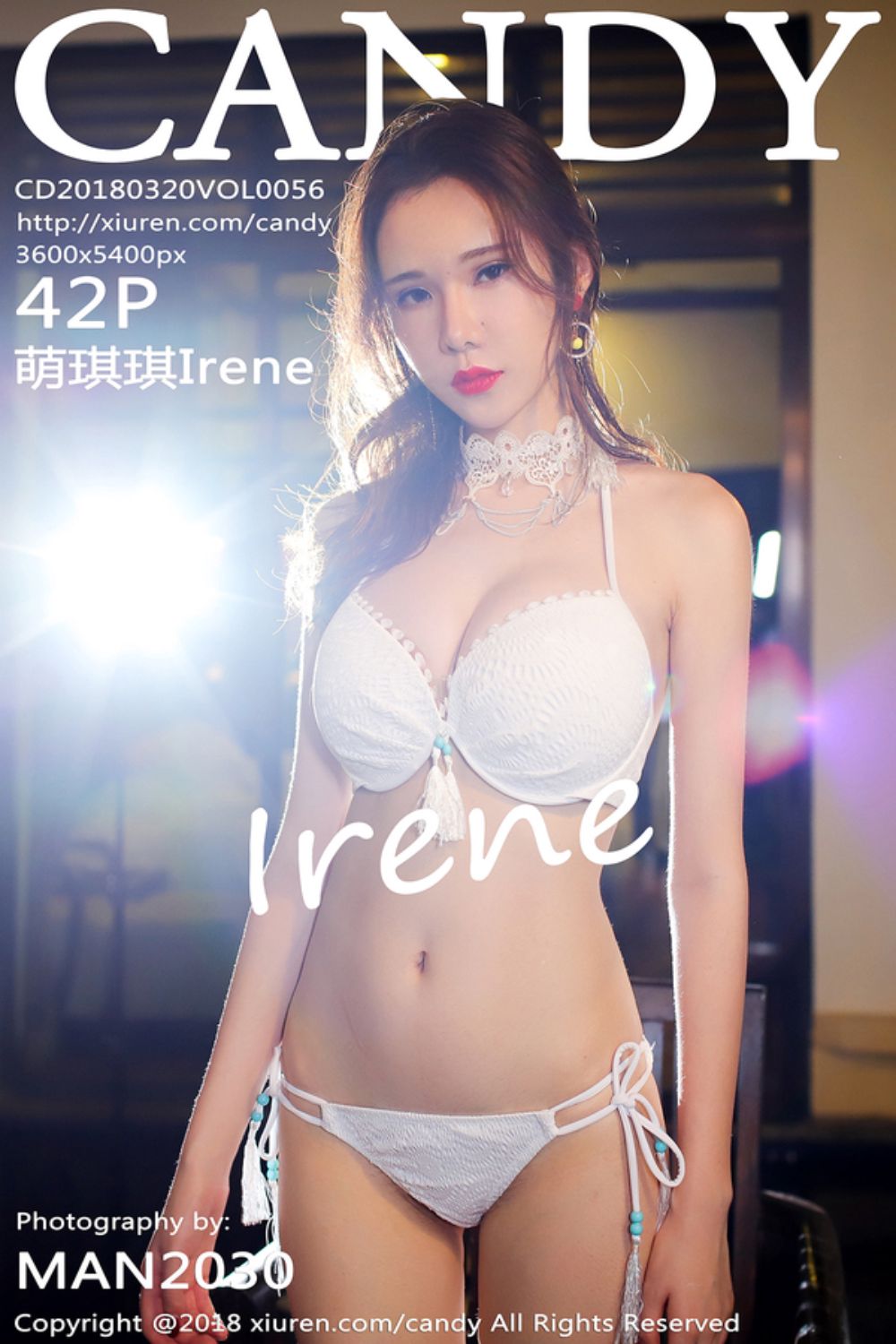 [CANDY网红馆] 2018.03.20 Vol.056 萌琪琪Irene沙巴旅拍写真