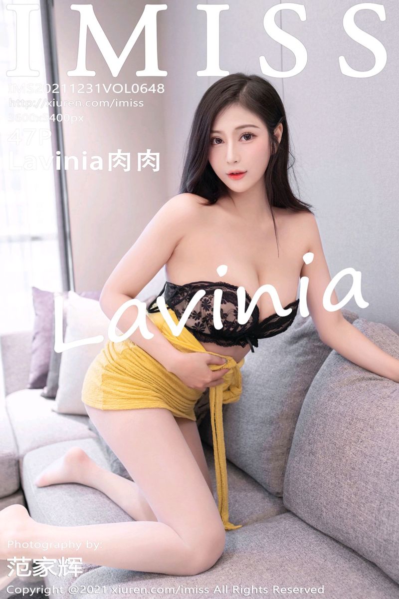 [IMiss爱蜜社] 2021.12.31 Vol.648 Lavinia肉肉 黄色短裙与原色丝袜