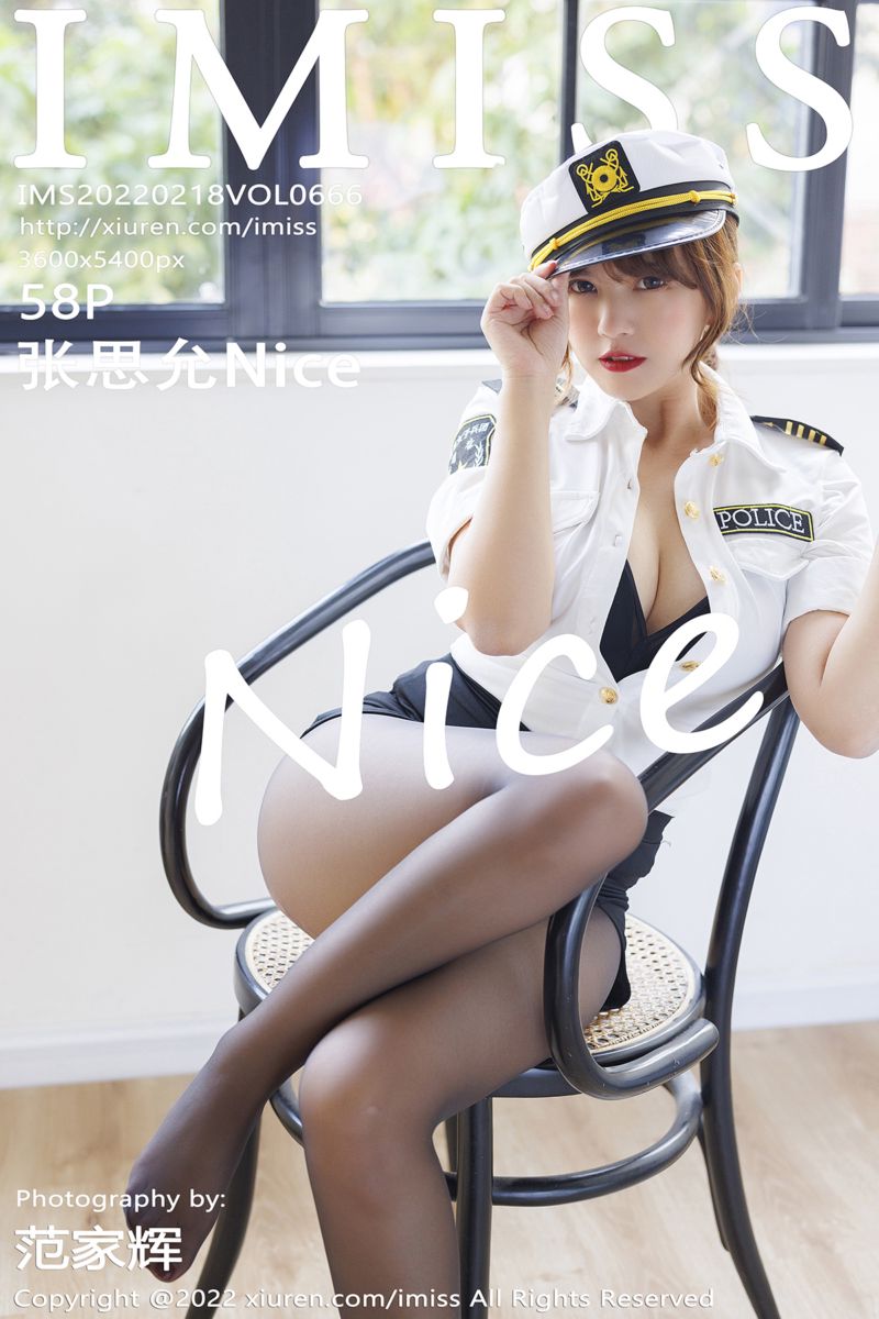 [IMiss爱蜜社] 2022.02.18 Vol.666 张思允Nice 韩国女警官主题