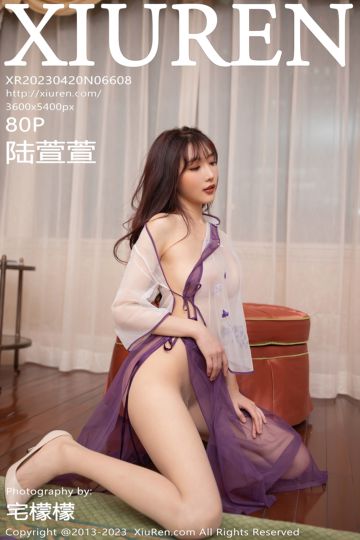 No.6608 陆萱萱 紫色轻透古装服饰 - 封面图