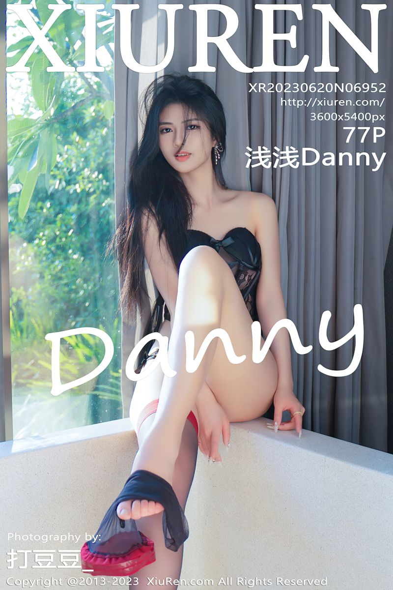 [XiuRen秀人网] 2023.06.20 No.6952 浅浅Danny 黑色薄纱蕾丝情趣服饰