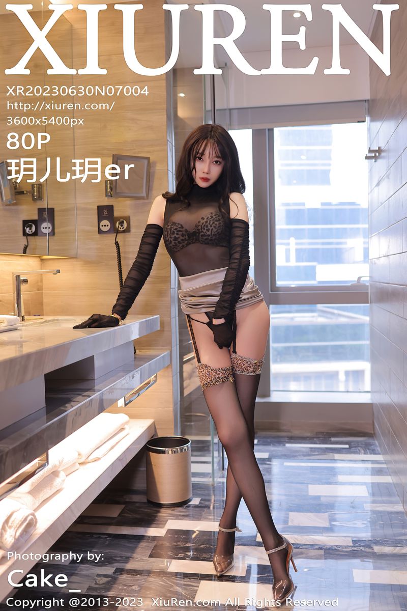 [XiuRen秀人网] 2023.06.30 No.7004 玥儿玥er 黑色轻透服饰