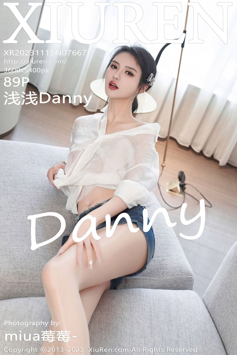 [XiuRen秀人网] 2023.11.15 No.7667 浅浅Danny 白T牛仔短裙