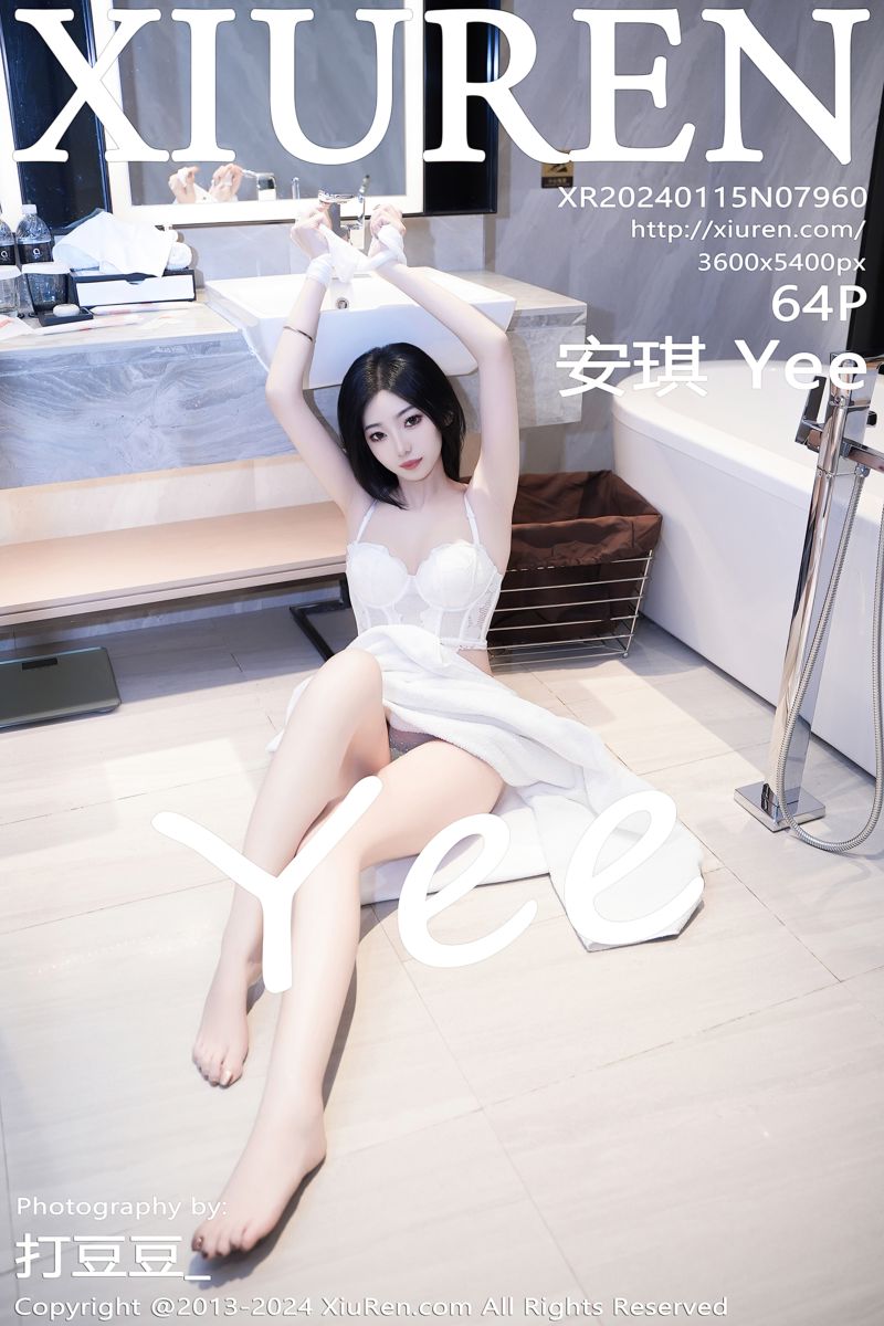 [XiuRen秀人网] 2024.01.15 No.7960 安琪 Yee 白色睡袍