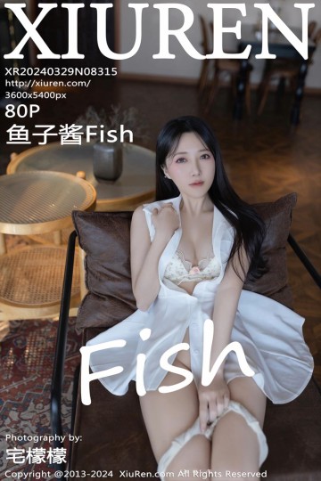 No.8315 鱼子酱Fish 白色连衣短裙 - 封面图