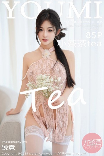 Vol.1045 小茶茶tea 粉色轻透蕾丝情趣睡裙 - 封面图