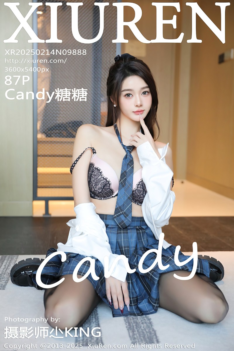 [XiuRen秀人网] 2025.02.14 No.9888 Candy糖糖 性感JK制服