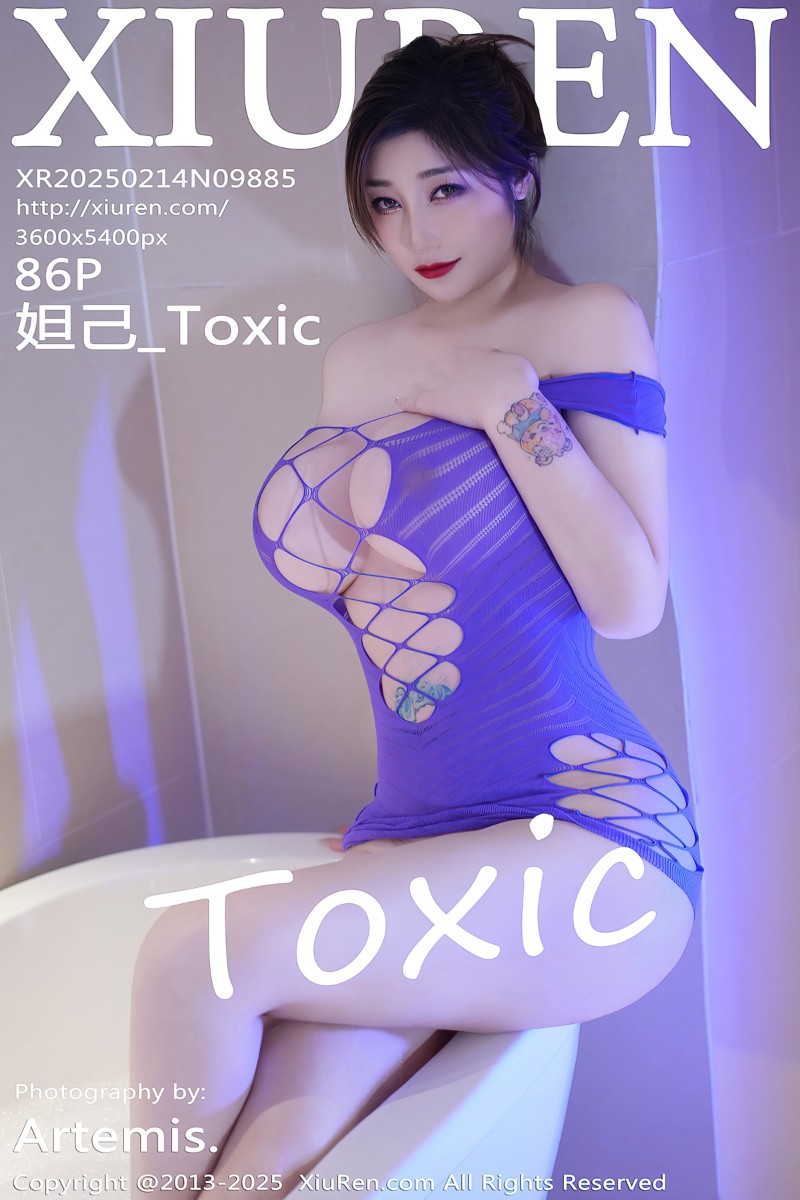 [XiuRen秀人网] 2025.02.14 No.9885 妲己_Toxic 蓝色情趣服饰