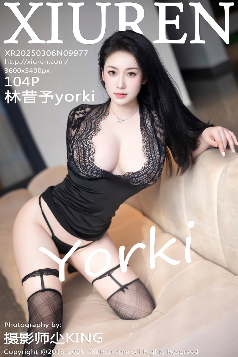 [XiuRen秀人网] 2025.03.06 No.9977 林昔予yorki 性感黑色OL