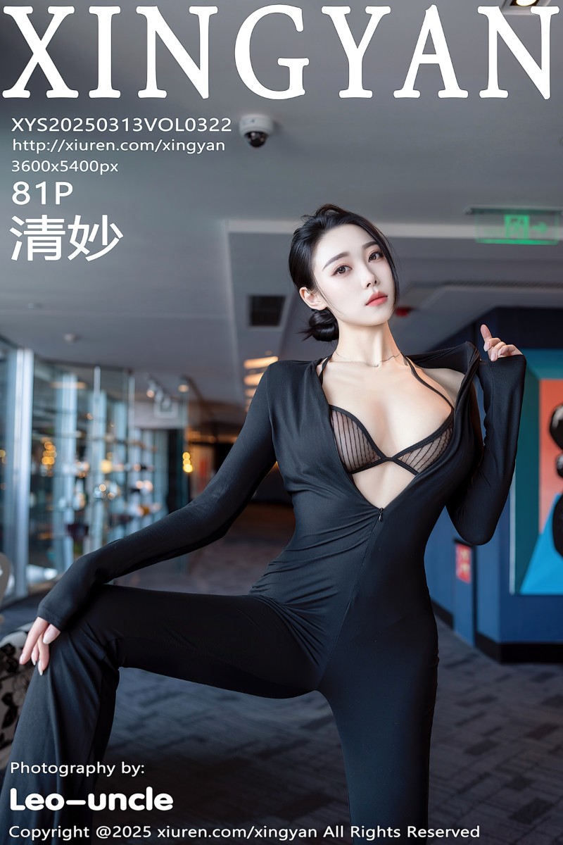 [XINGYAN星颜社] 2025.03.13 Vol.322 清妙 性感Ol职业装