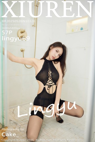 No.10326 lingyu69 性感黑色吊带 - 封面图