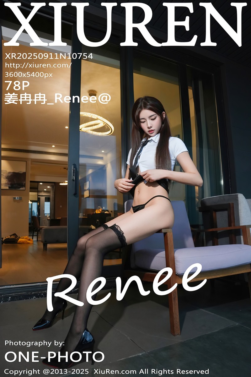 [XiuRen秀人网] 2025.09.11 No.10754 姜冉冉_Renee@ 性感白色T恤