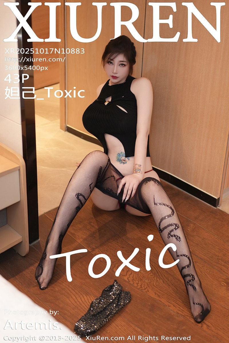 [XiuRen秀人网] 2025.10.17 No.10883 妲己_Toxic 黑色情趣服饰