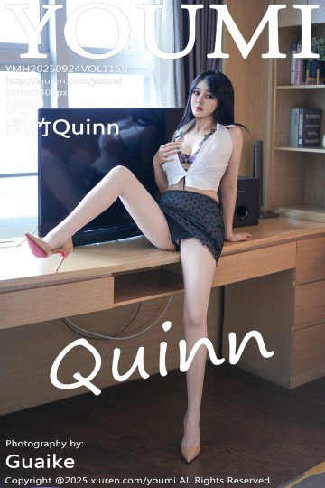 Vol.1169 凯竹Quinn 黑色蕾丝波点短裙 - 封面图