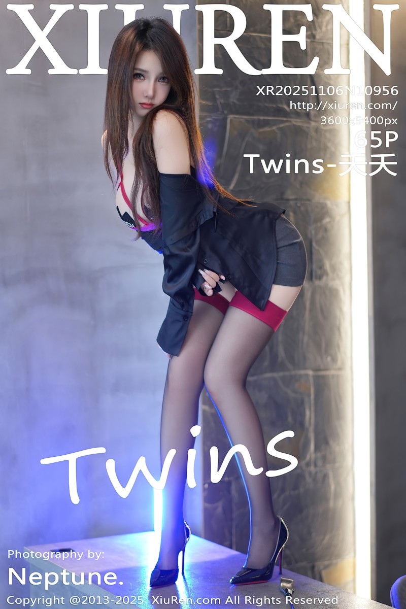 [XiuRen秀人网] 2025.11.06 No.10956 Twins-夭夭 黑色OL服饰